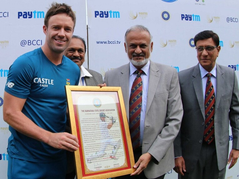 AB de Villiers Felicitated