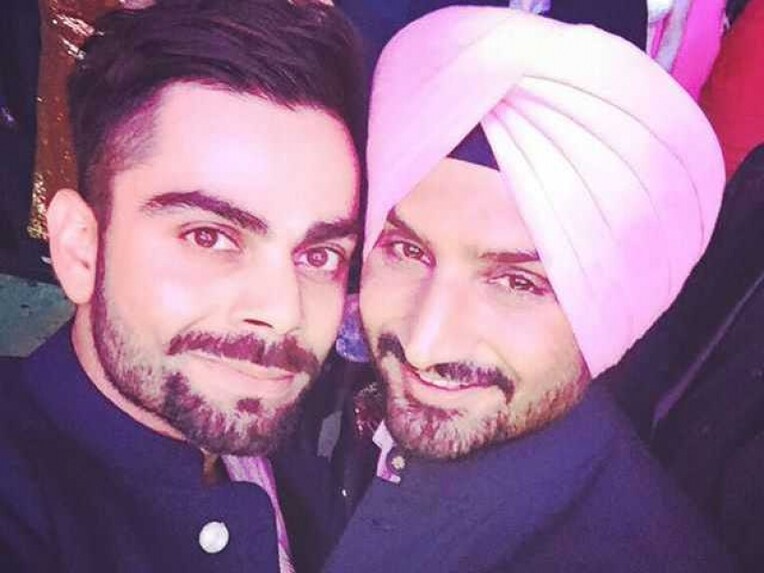 विराट कोहली और हरभजन सिंह © Instagram