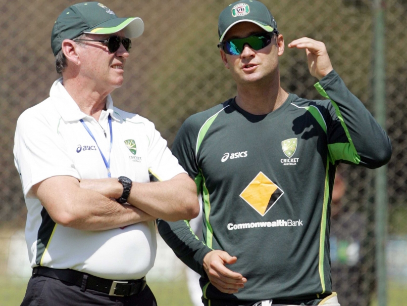 Michael Clarke Powers Through Wet Training Session in Sydney