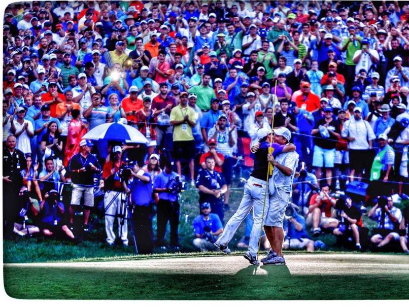 Rory McIlroy Slips Before Winning 2014 PGA Championship