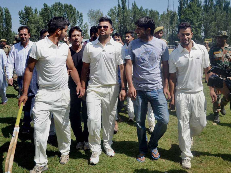 Suresh Raina Visits Line of Control, Interacts With Indian Soldiers