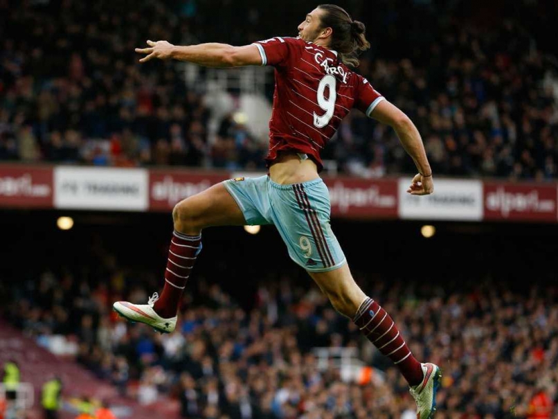 EPL: Andy Carroll Double Fires West Ham up to Third