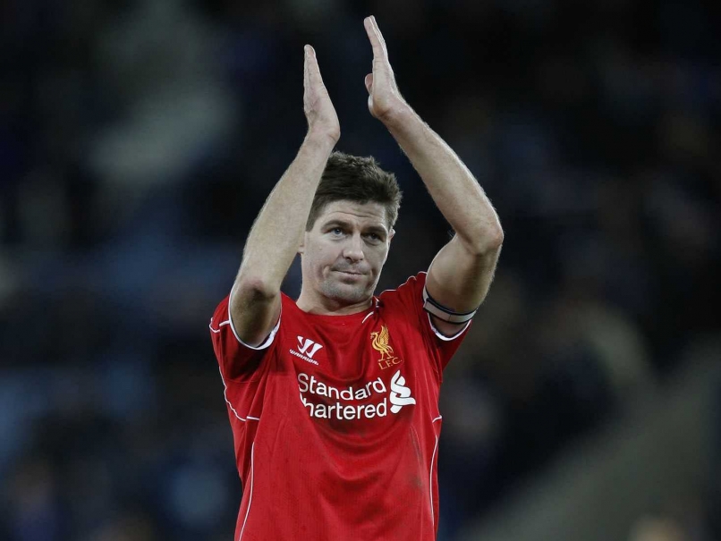 EPL: Steven Gerrard, Juan Mata Leave Liverpool F.C., Manchester United F.C. Smiling