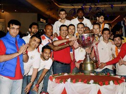 ISL Champions Atletico de Kolkata Return to Hero's Welcome ISL Champions Atletico de Kolkata Return to Hero's Welcome