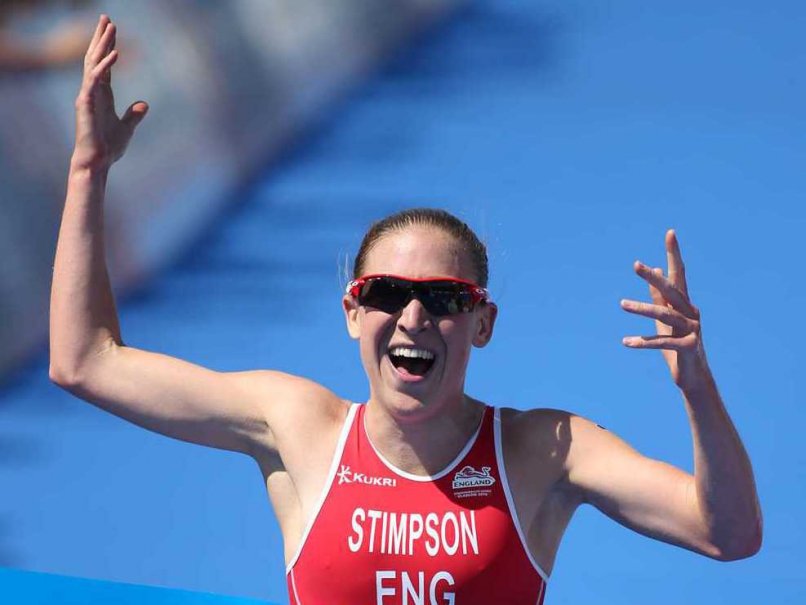 English Triathlete Jodie Stimpson Wins First Gold of Commonwealth Games 2014
