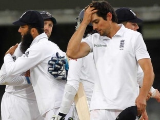 Alastair Cook Test match frustration