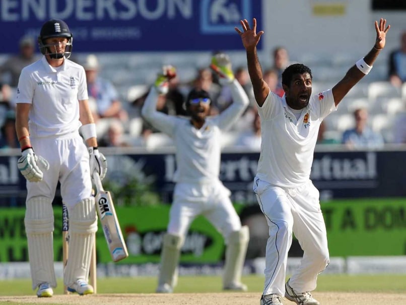 2nd Test: Dhammika Prasad Rattles England Top Order After Angelo Mathews Ton 2nd Test: Dhammika Prasad Rattles England Top Order After Angelo Mathews Ton