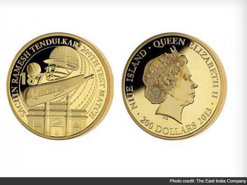 Sachin Tendulkar Honoured With Exclusive Gold Coin Issued by East India Company