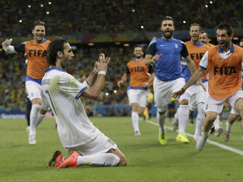 FIFA World Cup: Georgios Samaras' Injury Time Penalty Sends Greece Into Round of 16