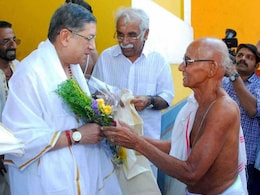 N. Srinivasan Worships in Kerala Temple N. Srinivasan Worships in Kerala Temple
