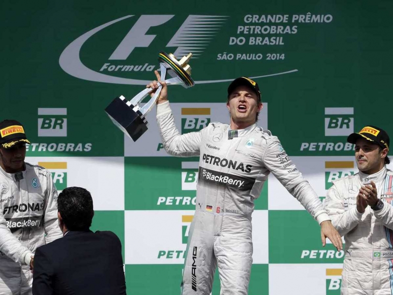 Nico Rosberg Holds Off Lewis Hamilton to Win Brazilian Grand Prix