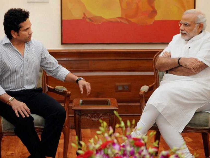 Sachin Tendulkar Gifts Autographed Team India Shirt to PM Narendra Modi