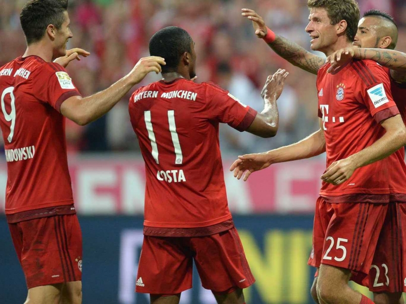 Bundesliga: Douglas Costa Dazzles as Bayern Munich Rout Hamburg in Season Opener