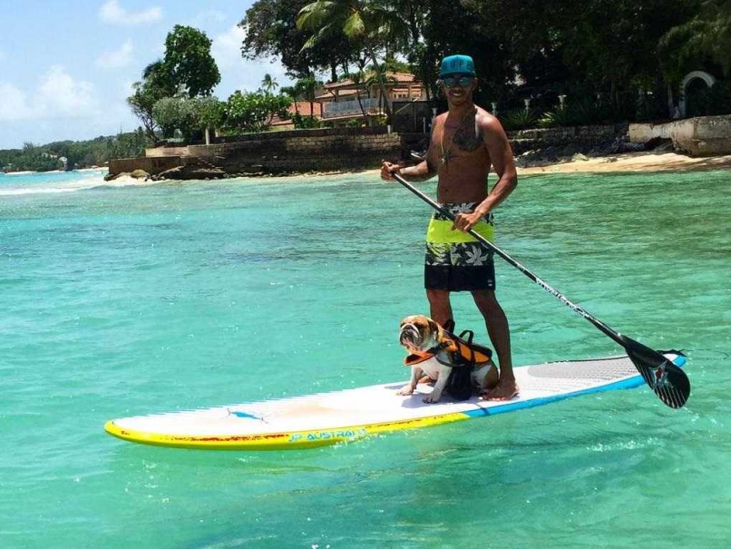 Lewis Hamilton Spends Summer Break Partying in Caribbean