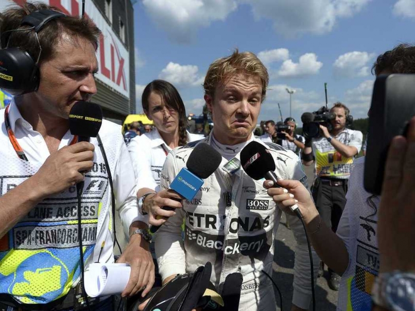 Nico Rosberg Fastest in Belgian GP Practice, Force India's Nico Hulkenberg Sixth