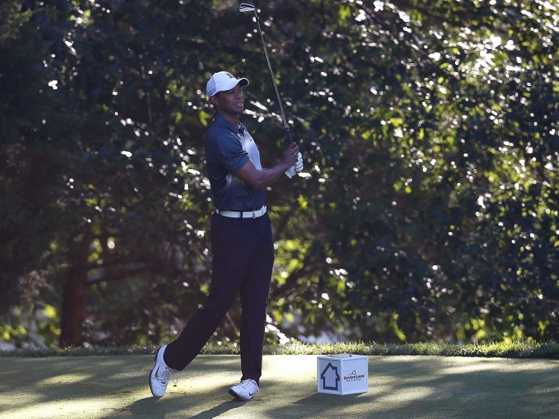 Tiger Woods Makes Charge as Ryo Ishikawa Clings to PGA Quicken Loans National Lead