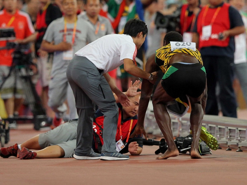 Only Man Who Can Topple Bolt: A Photographer On A Scooter