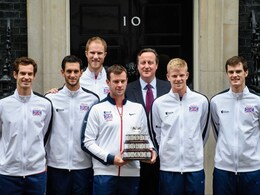 Britain's Davis Cup Winners Led by Andy Murray Meet Prime Minister David Cameron Britain's Davis Cup Winners Led by Andy Murray Meet Prime Minister David Cameron