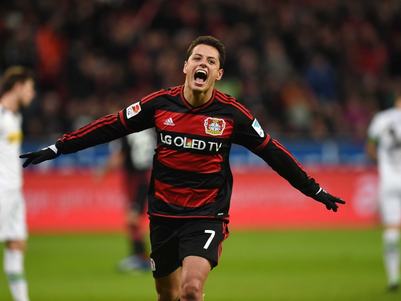 Javier Hernandez Hat-Trick Helps Bayer Leverkusen Rout Borussia Moechengladbach