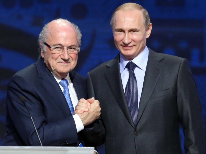Sepp Blatter Should Be Awarded The Nobel Peace Prize: Russian President Vladimir Putin