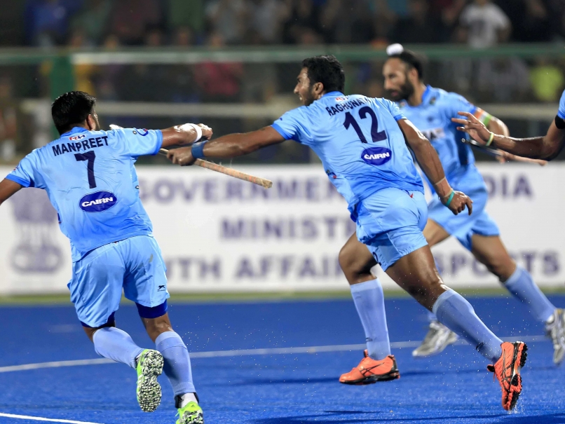 India vs Great Britain Hockey World League Quarterfinal Highlights: Talwinder, Raghunath Goals Guide Hosts Into Semis
