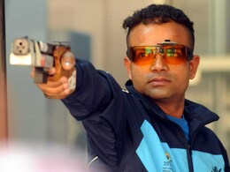 Vijay Kumar Wins Bronze in 25m Pistol Event at Asian Shooting Championship Vijay Kumar Wins Bronze in 25m Pistol Event at Asian Shooting Championship
