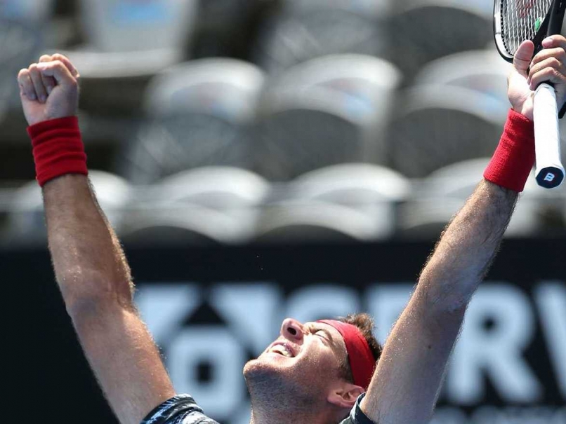 Juan Martin Del Potro Downs Jeremy Chardy to Reach Delray Beach Semis