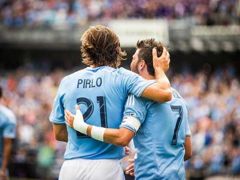 David Villa Scores Twice as New York City FC Win on Andrea Pirlo's Debut
