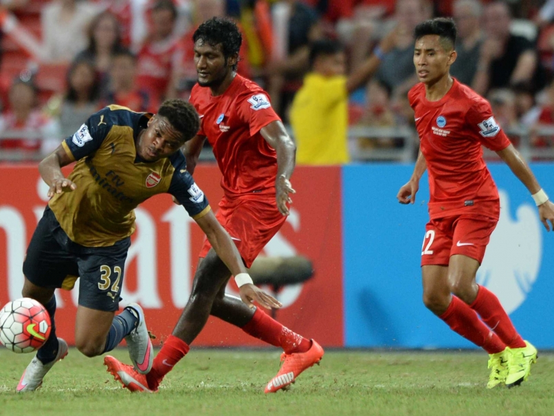 Chuba Akpom Hat-Trick Takes Arsenal to Singapore Final vs Everton