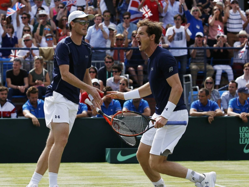 Andy Murray, Brother Jamie Lead British Davis Cup Charge in Glasgow