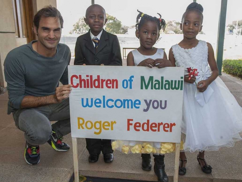 Roger Federer Launches Childcare Centre in Impoverished Malawi
