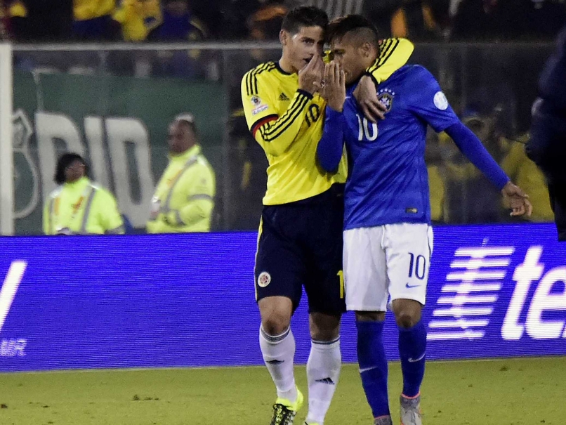 Asked Neymar to Keep Calm, says Colombia's James Rodriguez