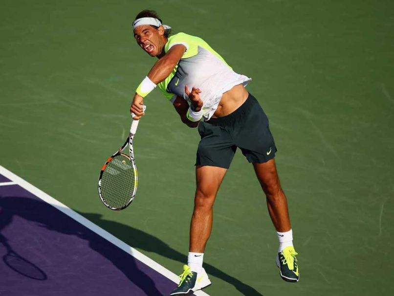 Rafael Nadal Wins Miami Opener, but Rain Sidelines Serena Williams