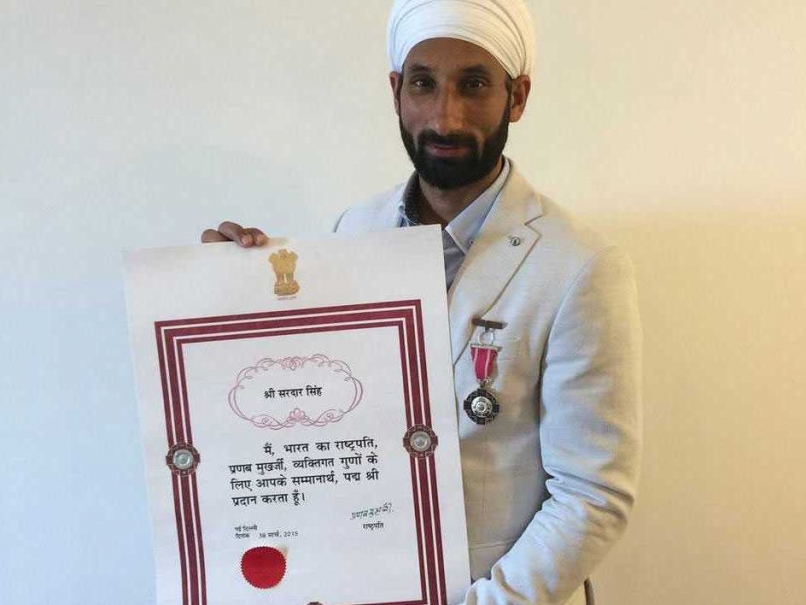 Sardar Singh, Saba Anjum Receive Padma Shri Award