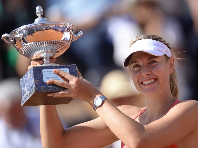 Maria Sharapova Wins Third Rome Title to Warm up for French Open