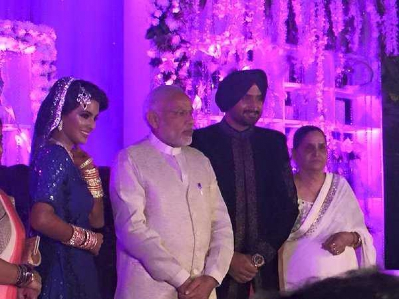 Harbhajan Singh-Geeta Basra Reception: Prime Minister Narendra Modi, Celebrities Light up Delhi Evening