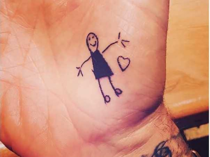 David Beckham Gets Latest Tattoo Designed by Daughter Harper