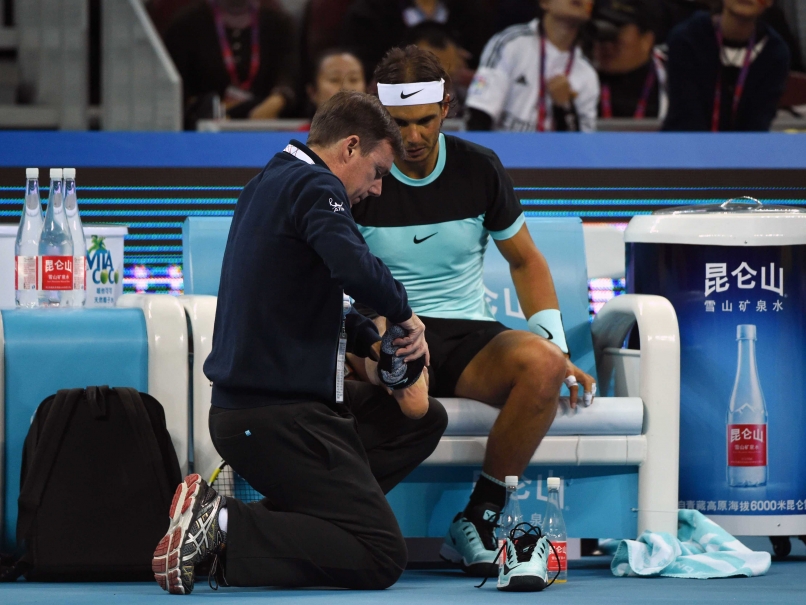 Rafael Nadal Sweating Over Foot Injury for Shanghai Masters