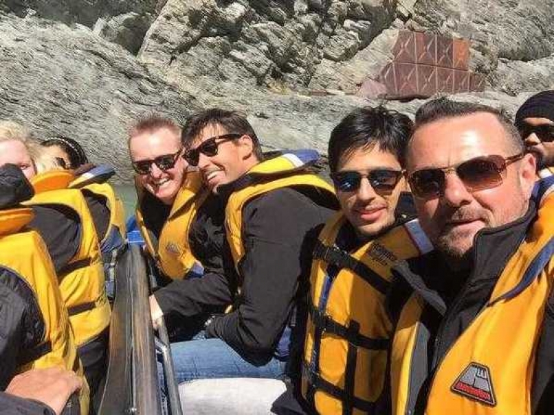 Actor Sidharth Malhotra's Day Out With Stephen Fleming, Simon Doull, Scott Styris