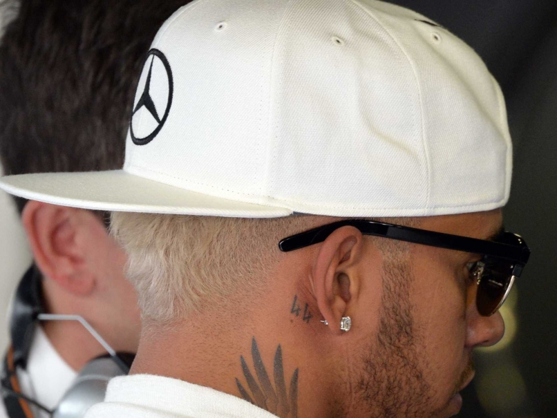 Lewis Hamilton Goes Blonde Ahead of Italian Grand Prix