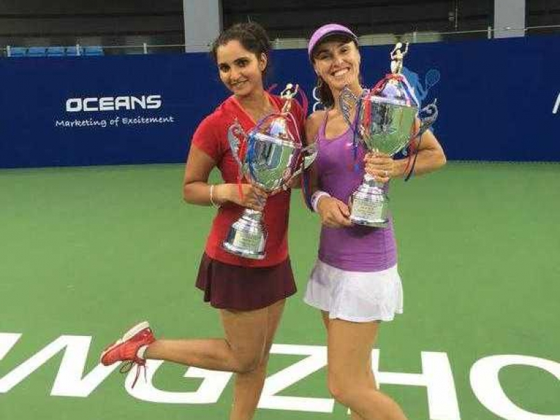 Sania Mirza, Martina Hingis Lift Guangzhou Open Title