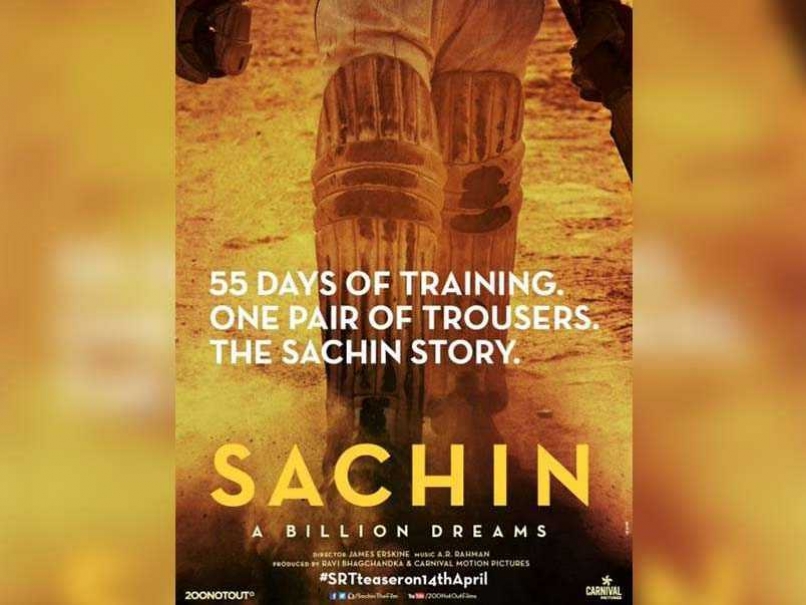Sachin Tendulkar Unveils Poster Of His Biopic On Twitter