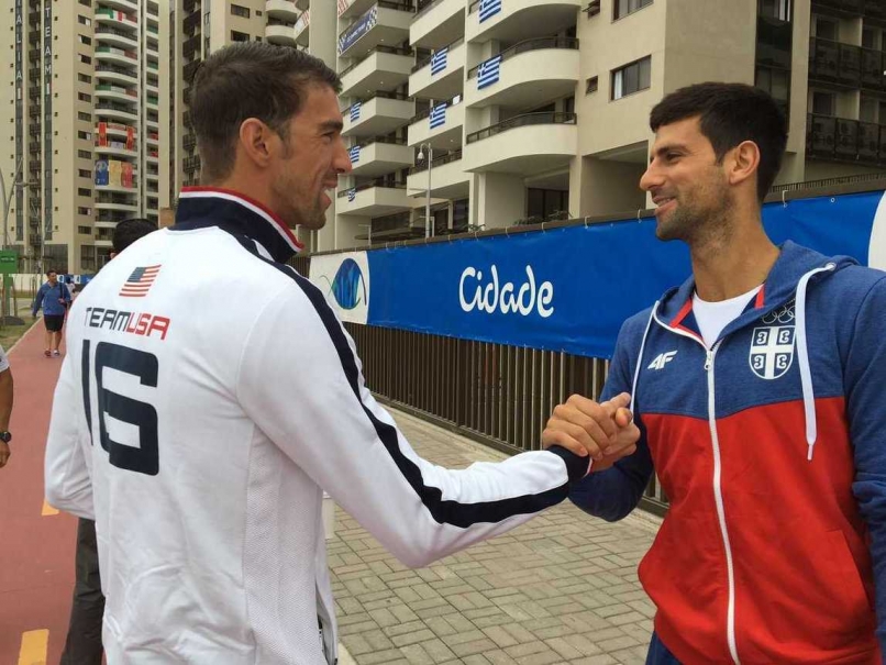 Rio Olympics: Michael Phelps Star-Struck on Meeting Novak Djokovic