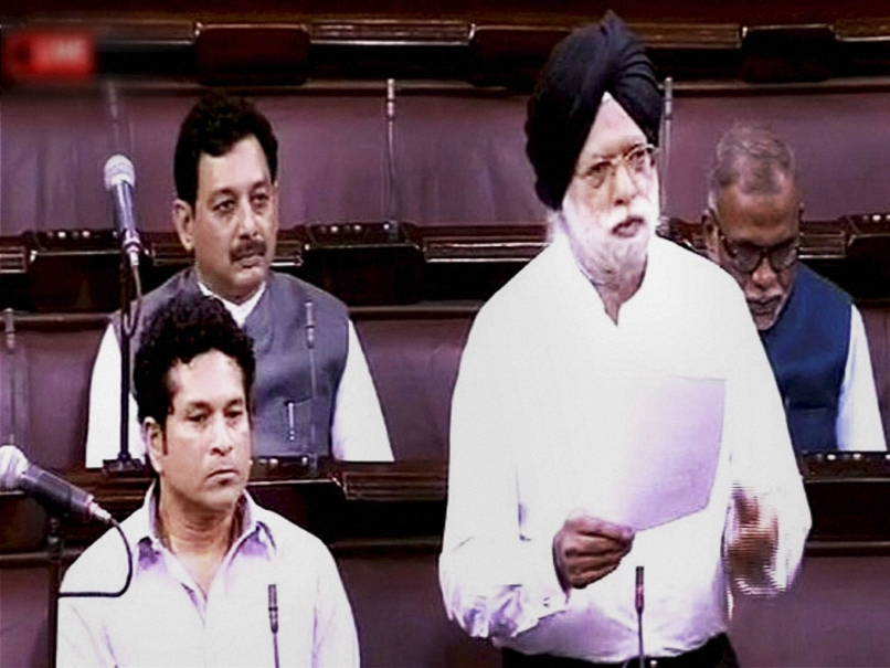Sachin Tendulkar Attends Rajya Sabha Post Knee Surgery