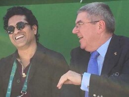 Rio 2016: Sachin Tendulkar Meets Thomas Bach After Visiting Indian Contingent Rio 2016: Sachin Tendulkar Meets Thomas Bach After Visiting Indian Contingent