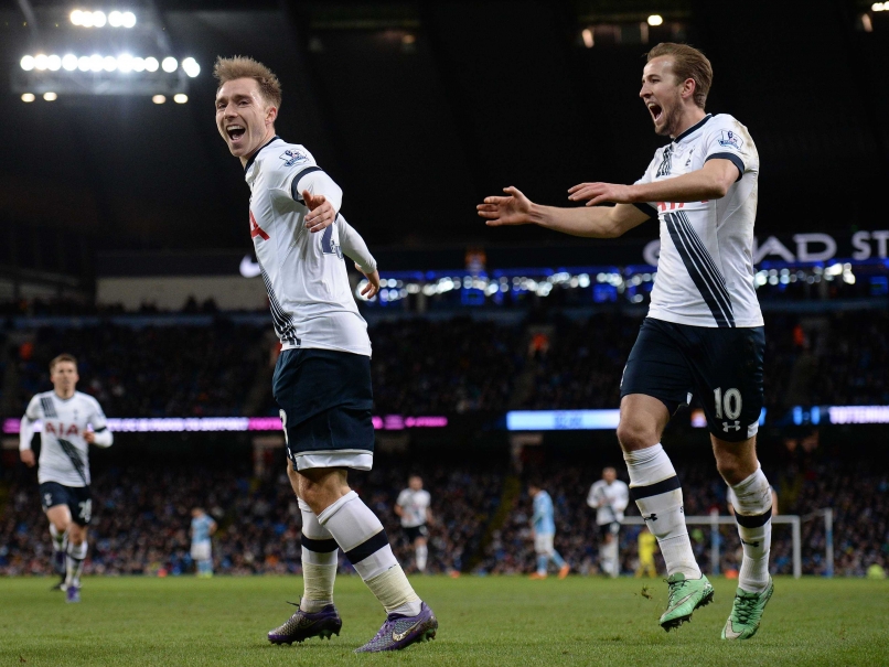 Birthday Boy Christian Eriksen, Harry Kane Floor Manchester City F.C.