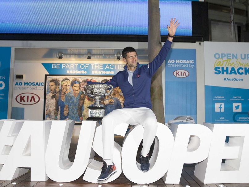 Far From Home, Djokovic Is Celebrated As A Favorite Son