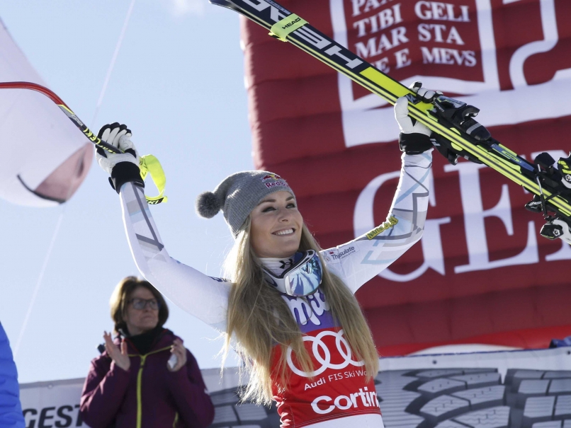 Lindsey Vonn Sets Record for Women's Downhill Wins