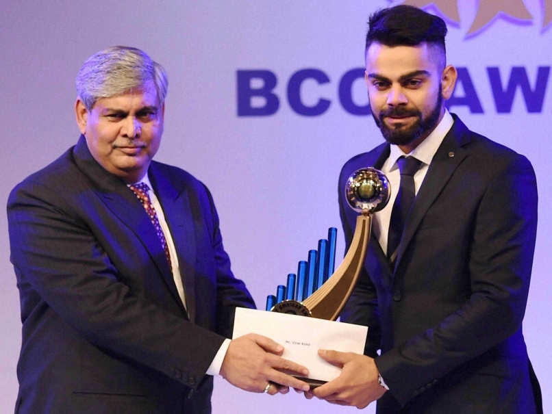 Virat Kohli Crowned Indian Cricketer of the Year At BCCI Awards