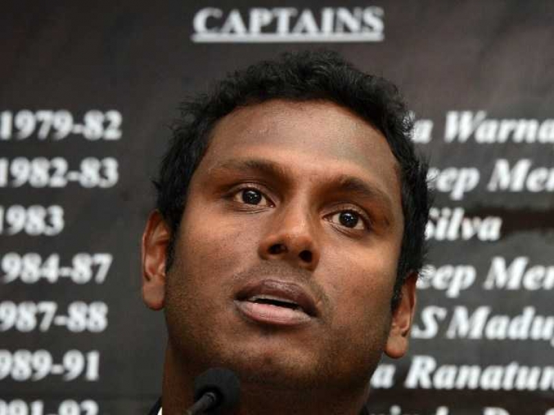 Angelo Mathews Blames Fitness For Sri Lanka's Disastrous England Tour